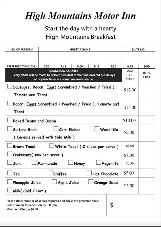 High Mountains Motor Inn Blackheath Buitenkant foto